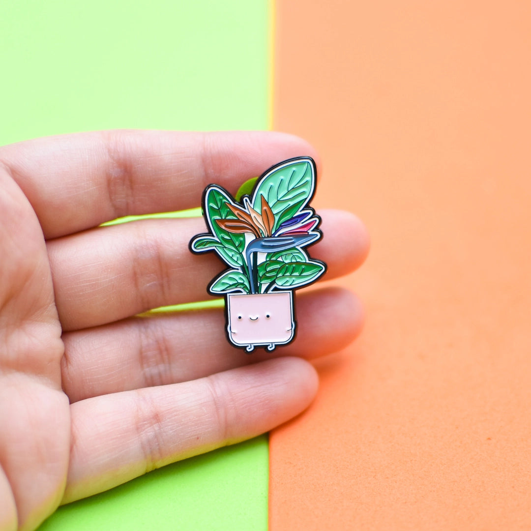 Bird of Paradise Enamel Pin