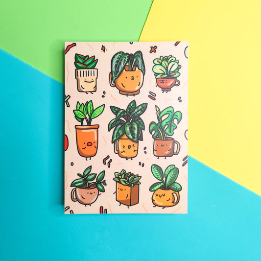 Teacup Plants Vinyl Sticker Sheet
